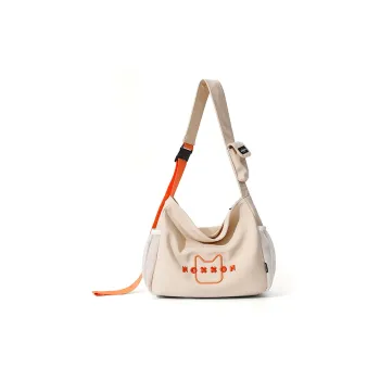 NOXXON Polyester Shoulder Bag Regular Women's Khaki/Obsidian Black