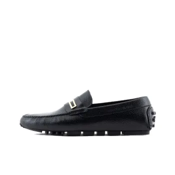 EMPORIO ARMANI Gommino Loafers Men's Black