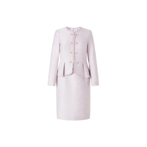 JZ. ANNAKRO Long-Sleeved Dresses Women's Lilac