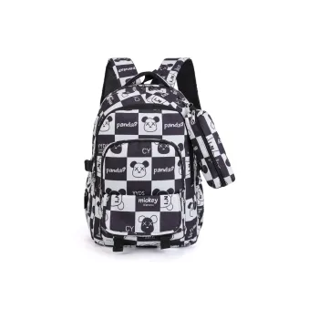SURELAPTOP Oxford Laptop Backpack Regular Unisex Black/Gray/Pink/Blue