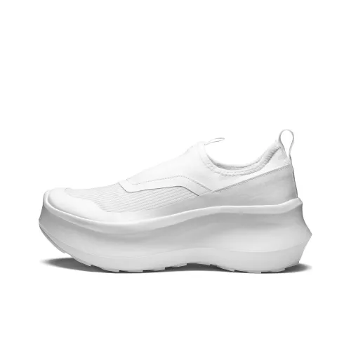 SALOMON Platform Slip-On Comme Des Garcons White