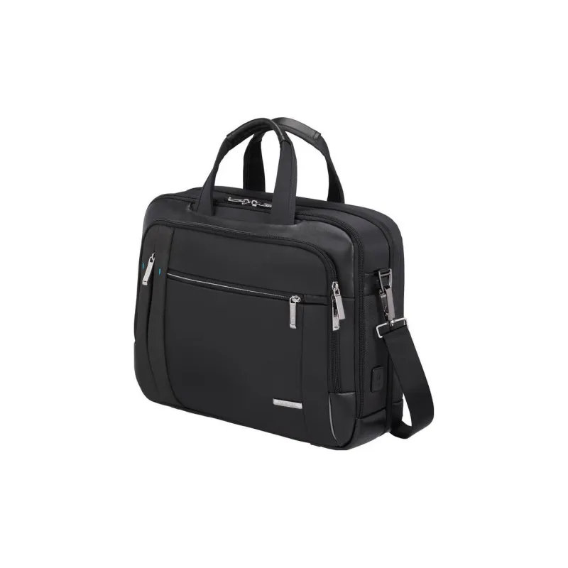 SAMSONITE Polyester Laptop Bag Briefcase Handbag Shoulder Bag Men's Black-1