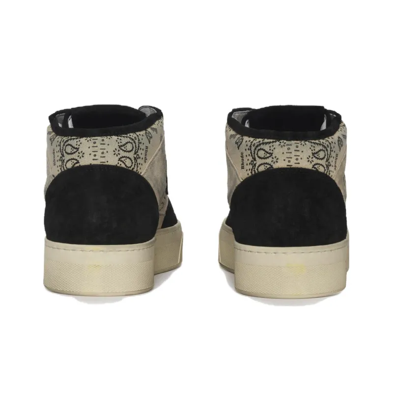 RHUDE Cabriolets 'Bandana - Black Cream'-4