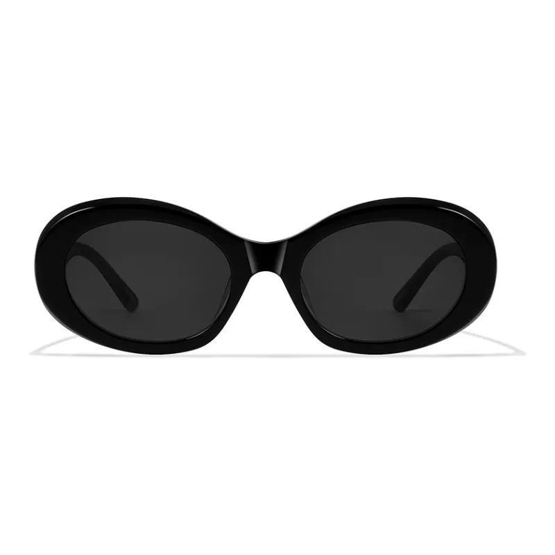 APRIL Plate Frame Oval Sunglasses Unisex-1