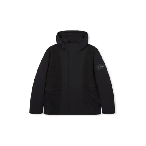 Cabbeen Down Jackets Men Coal Black