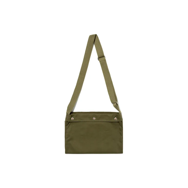 HUMAN MADE Cotton Crossbody Bag, Shoulder Bag Regular Unisex Olive Green-1