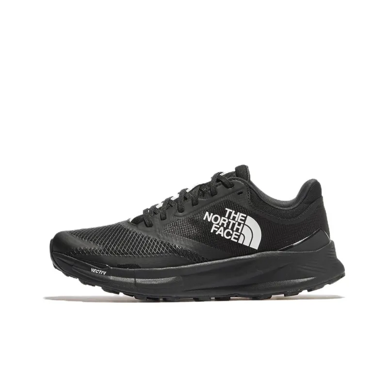 THE NORTH FACE Vective Enduris 3 Cushioning, Wear Resistant Low Top Casual Running Shoes Men's Black White-0