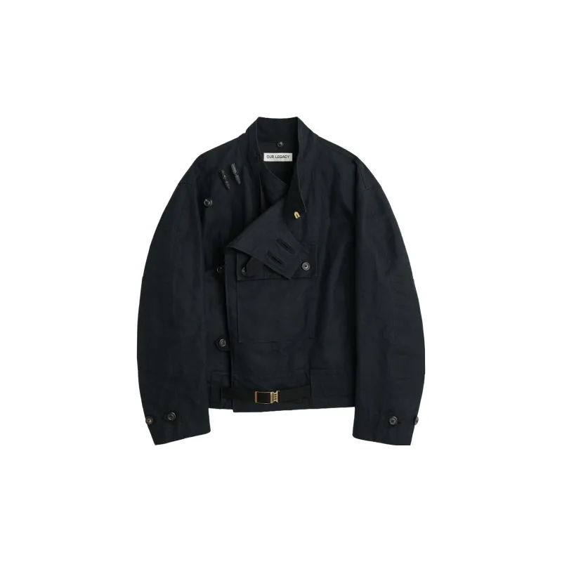 OUR LEGACY Off-centre High-neck Jacket-1