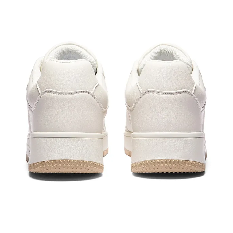 A1 Small White Shoes Coverage Wear-Resistant Lightweight Low-Top Skateboard Shoes Unisex-46