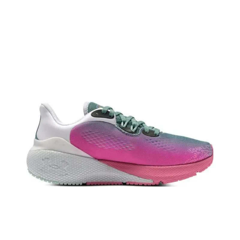 Under Armour HOVR Machina 3 Breathable Low Top Running Shoes Women's Pink White-1