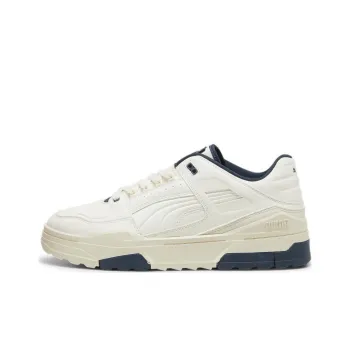PUMA Slipstream Xtreme Leather Anti Slip Wear Resistant Low Top Skateboard Shoes Unisex White