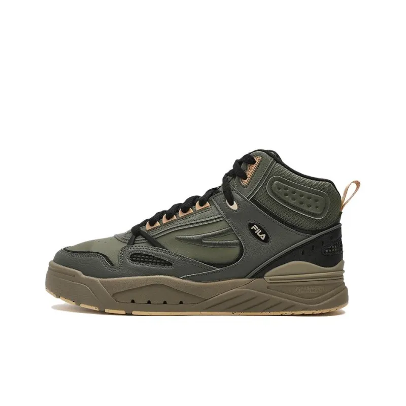 FILA Slam Mid Skate Shoes 'Green Black'-0