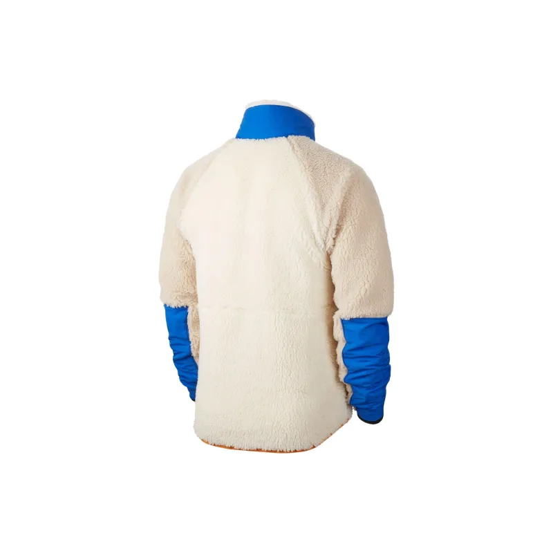 Nike Velvet Jackets Men White Blue-1