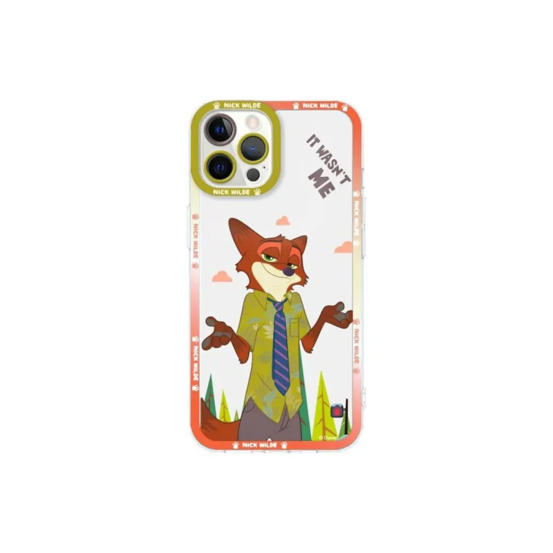 Disney Silicone Material Zootopia Judy Hopps Angel Eyes Phone Cases Compatible With IPhone 14 Pro Max Trendy-0
