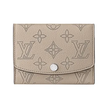 LOUIS VUITTON Victorine Calfskin Victoria Wallet Regular Women's Ivory Gray