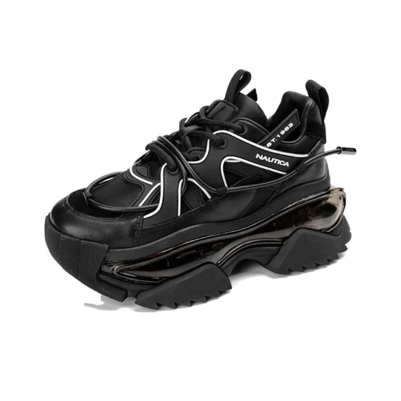 NAUTICA Anti-Slip Wear-Resistant Breathable Height Increasing Low-Top Chunky Sneakers Women's-6