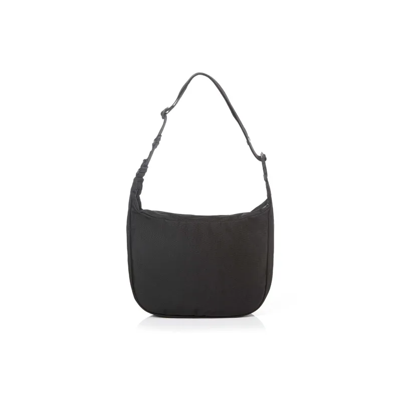 SAMSONITE Nylon Crescent Bag Handbag Shoulder Bag Unisex Black-4