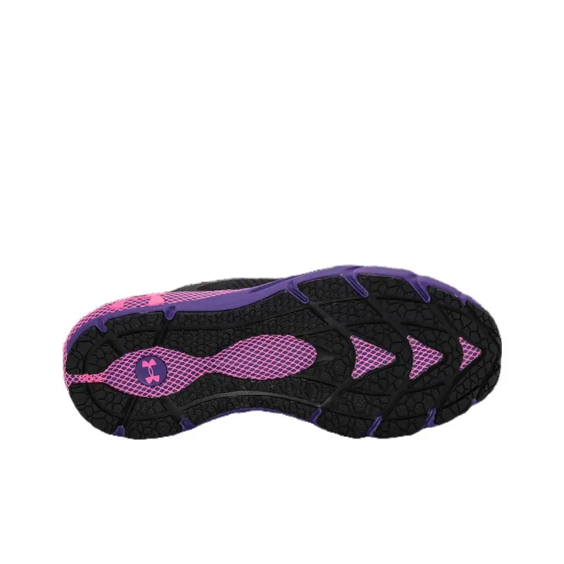 Under Armour HOVR Phantom Lightweight And Wear resistant Low Top Running Shoes Women's Black Pink-4