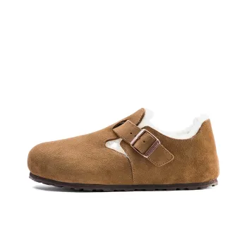 Birkenstock London Shearling Suede Leather 'Shearling Tea''