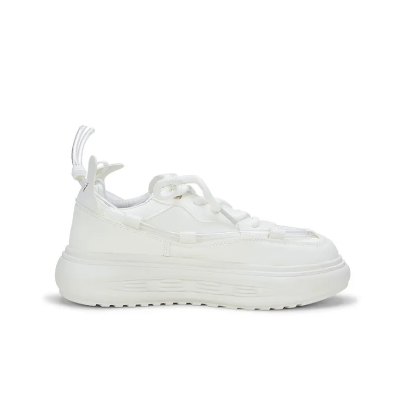 KARLIE KELLER Wear Resistant Low Top Casual Shoes Men's White-1