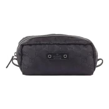 GUCCI Nylon Clutch Small Size Men's Black