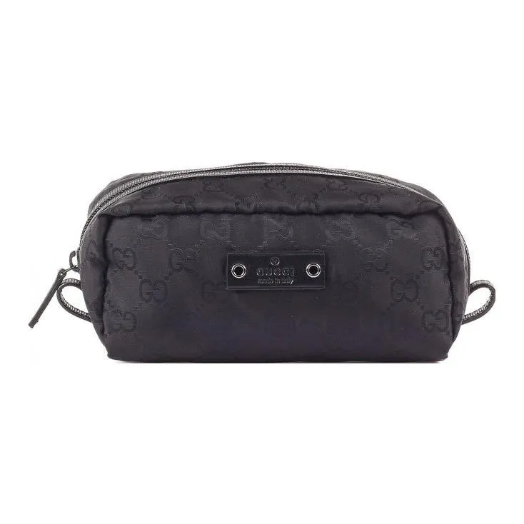 GUCCI Nylon Clutch Small Size Men's Black-0
