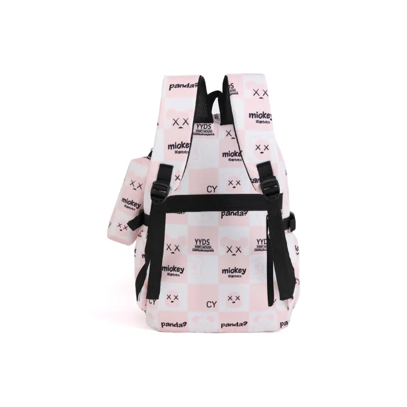 SURELAPTOP Oxford Laptop Backpack Regular Unisex Black/Gray/Pink/Blue-3