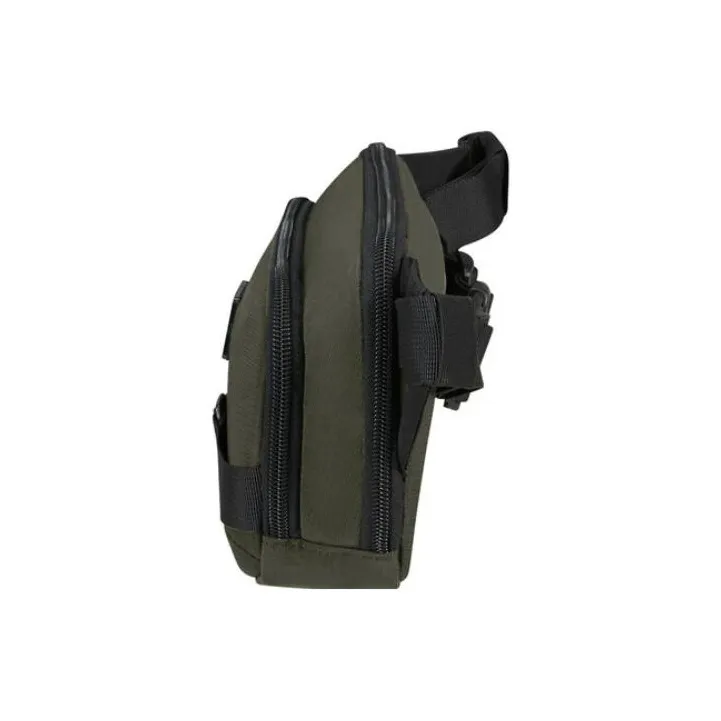 SAMSONITE Recycled Polyester One Shoulder Sling Bag Fanny Pack Men's Dark Green-2