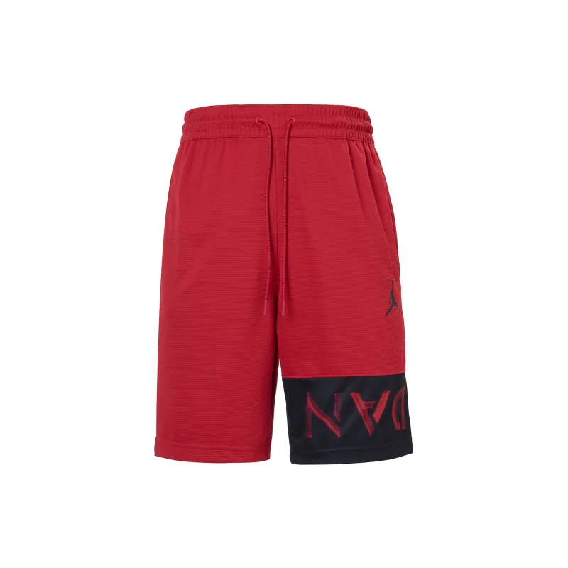 Jordan Basketball Shorts Men's Black Red-1