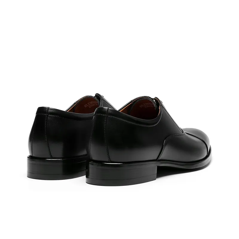 ELLE HOMME Dress Shoes Men Low Top Black/Light Brown-3