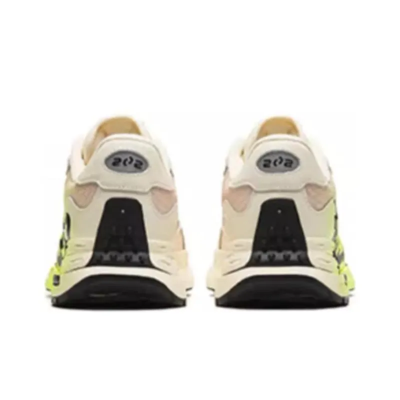Anta Cushioning Wear-Resistant Low-Top Running Shoes Men's Beige Green Black-2