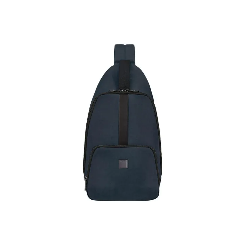 SAMSONITE Recycled Polyester Sling Bag Shoulder Bag Crossbody Bag Medium Size Men's Blue-0