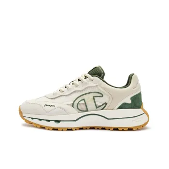 Champion Anti Slip Wear Resistant Low Top Running Shoes Women's Beige Green