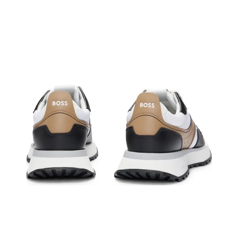 BOSS Leather-trimmed Sneakers-3