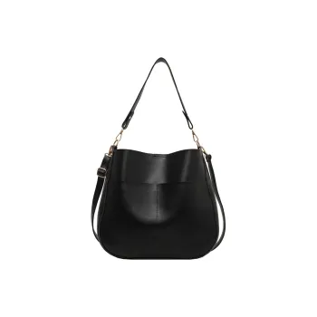 UNITE STAR PU Soft Leather Tote Portable Crossbody Armpit Shoulder Bag Medium Size Women's White/Black/Brown/Coffee