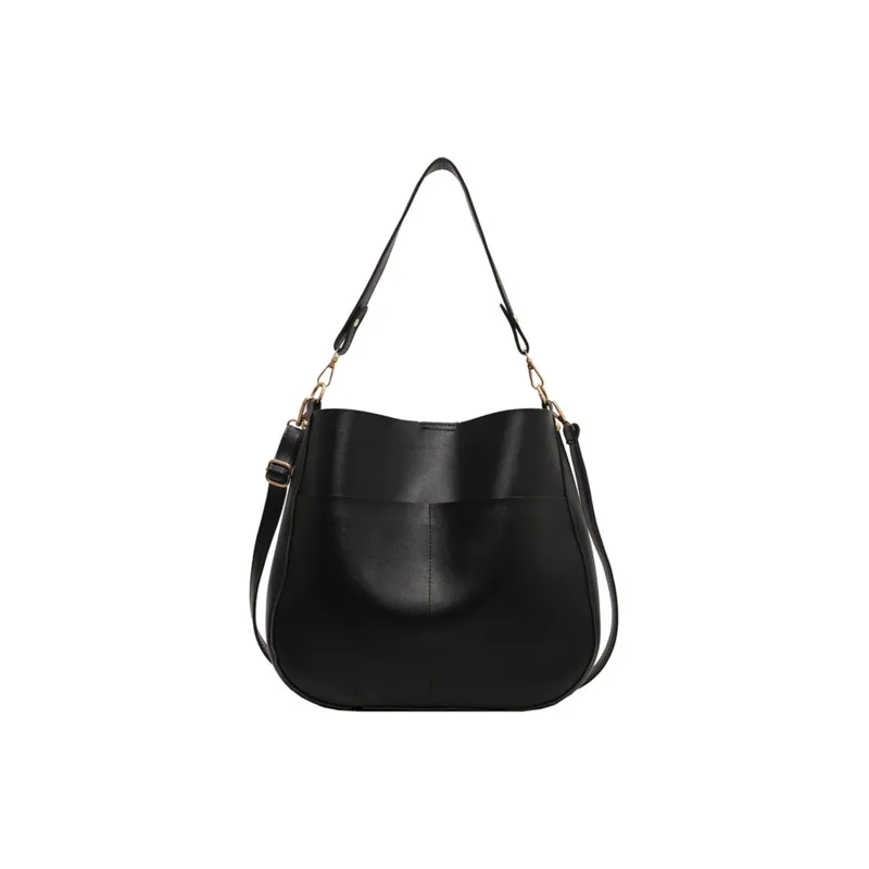 UNITE STAR PU Soft Leather Tote Portable Crossbody Armpit Shoulder Bag Medium Size Women's White/Black/Brown/Coffee-0