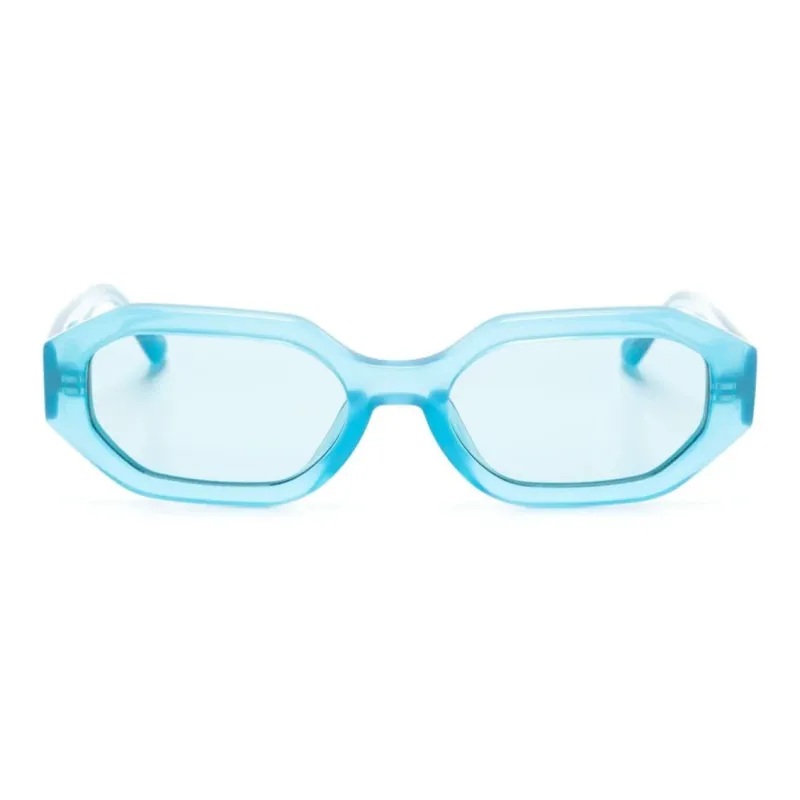 Linda Farrow X The Attico Irene Geometric Sunglasses-1