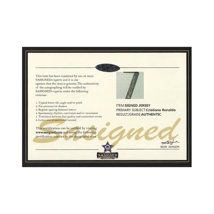 Three For 14-15 Real Madrid Ronaldo Signed Jersey Approximately 60X80cm-3