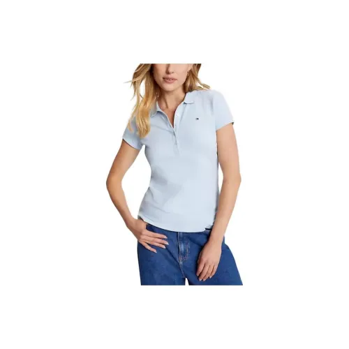 Tommy Hilfiger Polo Shirts Women's Light Blue