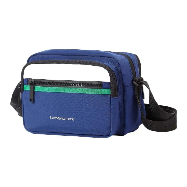 SAMSONITE MARSTON Nylon Small Square Bag Shoulder Bag Crossbody Bag Mini Men's Blue-1