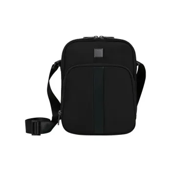 SAMSONITE Recycled Polyester Messenger Bag Shoulder Bag Crossbody Bag Medium Size Men's Black