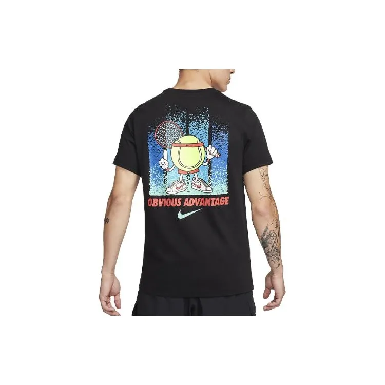 Nike T Shirts Men Black-1