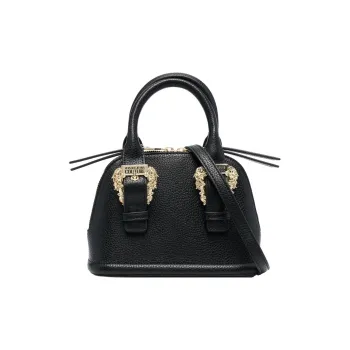 VERSACE JEANS COUTURE Artificial Leather One Shoulder Handbag Regular Women's Black