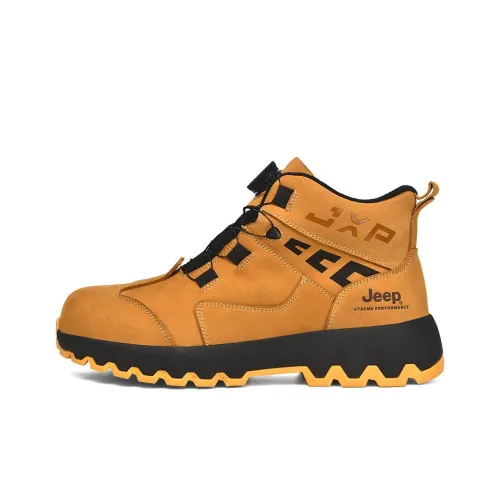 Jeep Outdoor Boots Men Gold