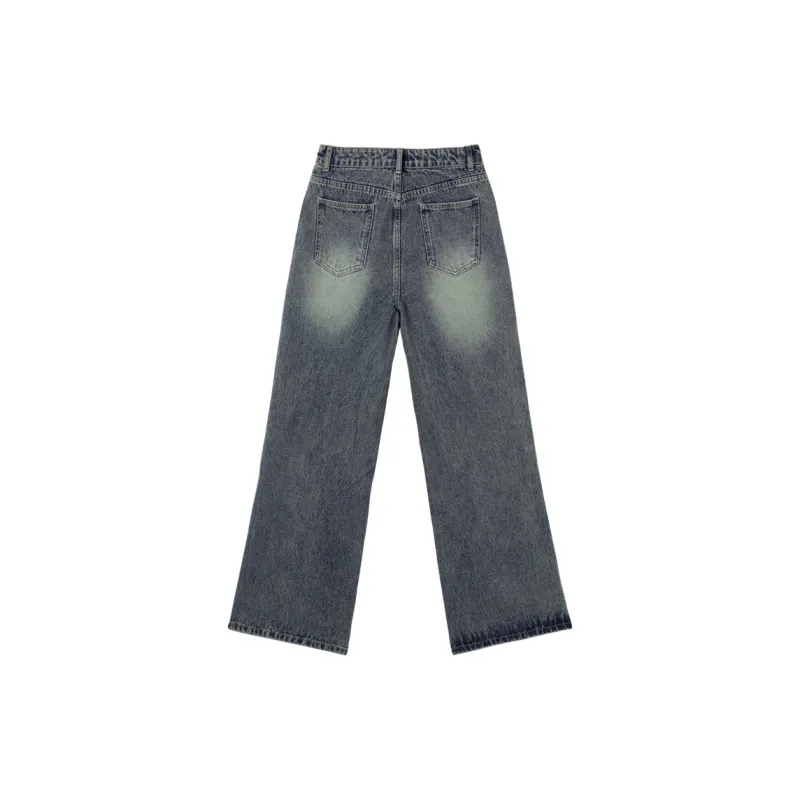 MEETLADY Jeans Women's Denim Blue-1