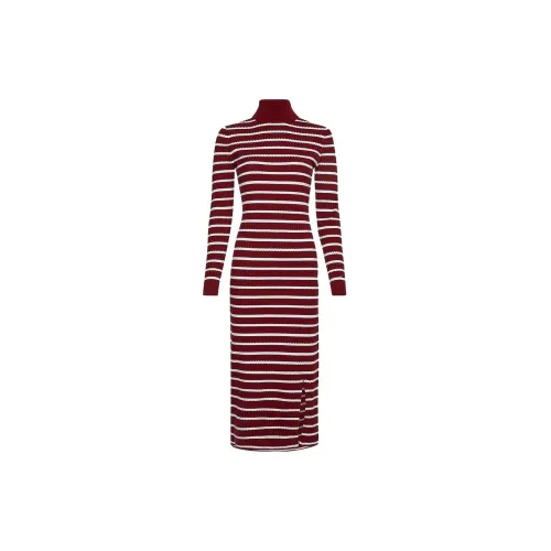 Tommy Hilfiger Long-Sleeved Dresses Women's Red