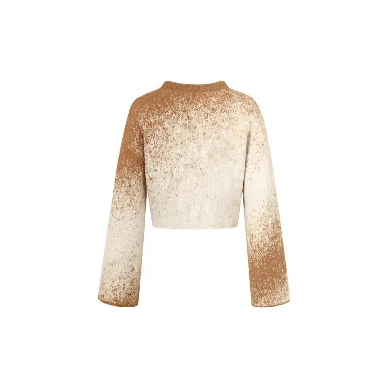 Valeria Obbaco Sweaters Women's Apricot-1