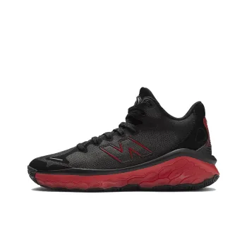 New Balance Fresh Foam BB Cushioning, Wear Resistant Mid Top Basketball Shoes Unisex Black Red