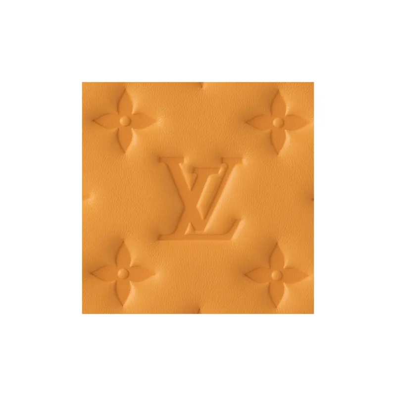 LOUIS VUITTON Coussin Sheepskin Shoulder Bag Crossbody Bag Small Size Women's Orange-3