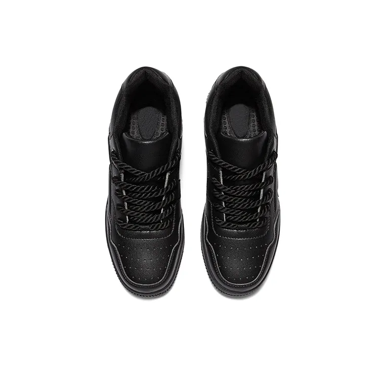 A1 Small White Shoes Coverage Wear-Resistant Lightweight Low-Top Skateboard Shoes Unisex-17